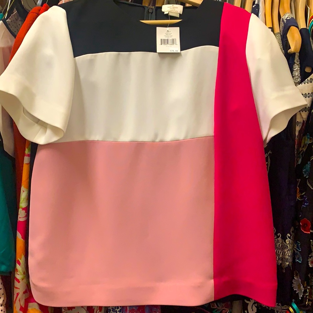 Kate spade colorblock blouse